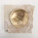 Round Brass Dish (Brushed Brass)