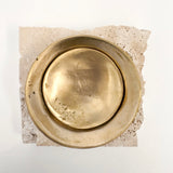 Round Brass Dish (Brushed Brass)