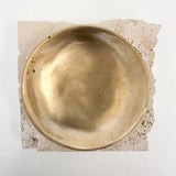 Round Brass Dish (Brushed Brass)