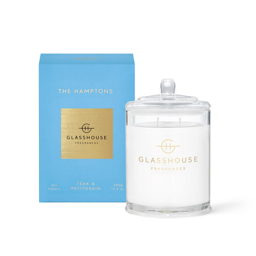 GLASSHOUSE CANDLE - THE HAMPTONS - 380g