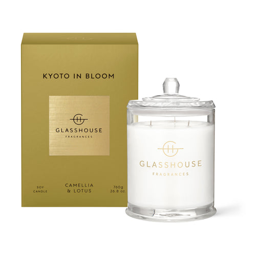 GLASSHOUSE CANDLE - KYOTO IN BLOOM - 760g